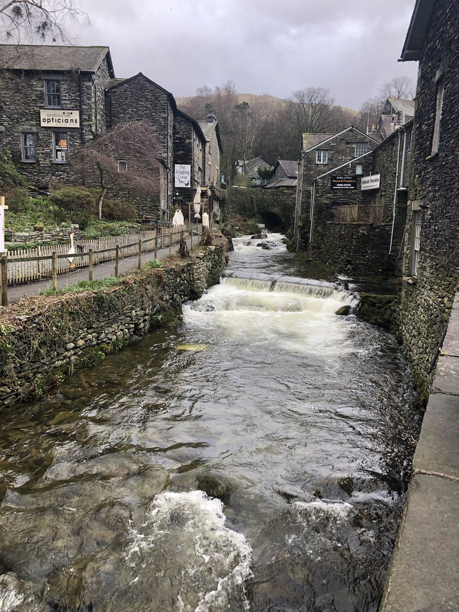 Good afternoon from Ambleside #stockghyll #afternoonwalk #loveAmbleside #LakeDistrict