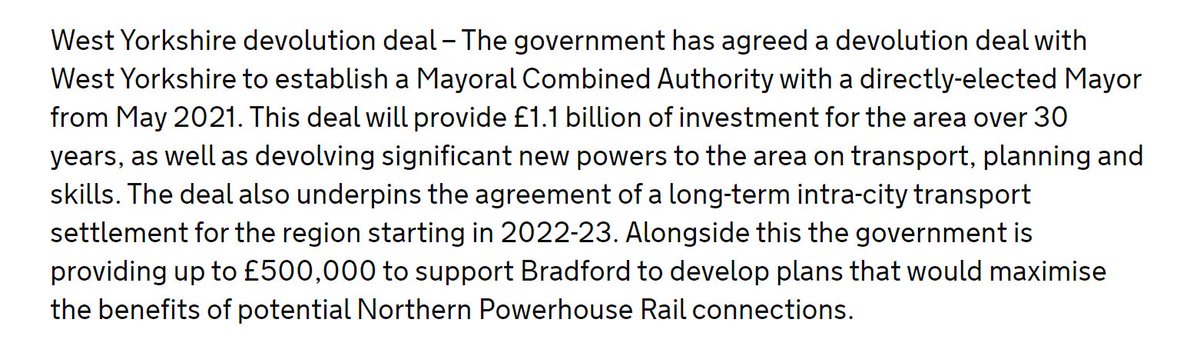 Transport4North's tweet photo. #Budget2020 sees up to £500,000 to support development of NPR-linked masterplans in Bradford. Essential recognition of the need for Bradford to be served by better rail connections, and the how a central NPR station could transform the city. #DevoDeal #WestYorkshire #NPR https://t.co/fN9vVt7SCs