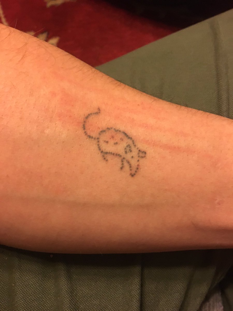 Did some wee tattoos for my boy and myself a little while ago