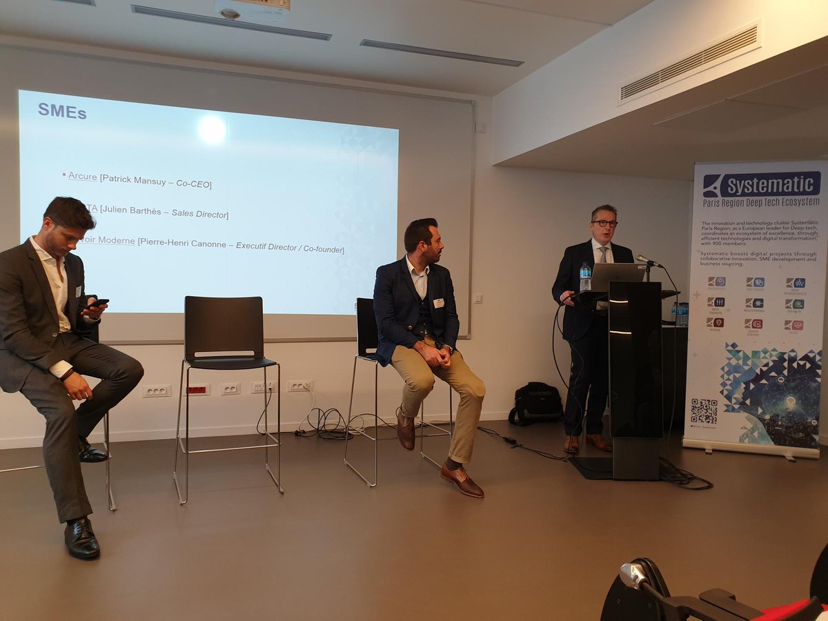 🔛[#Industry40 The rise of #deeptech] 
Keep going 👉
😃SMEs <a href="/Blaxtair/">Arcure Blaxtair</a>, <a href="/Diota_Group/">Diota</a> &amp; <a href="/LeLavoirModerne/">Lavoir Moderne</a> are sharing their vision, expertise, &amp; finally their #deeptech adventure!