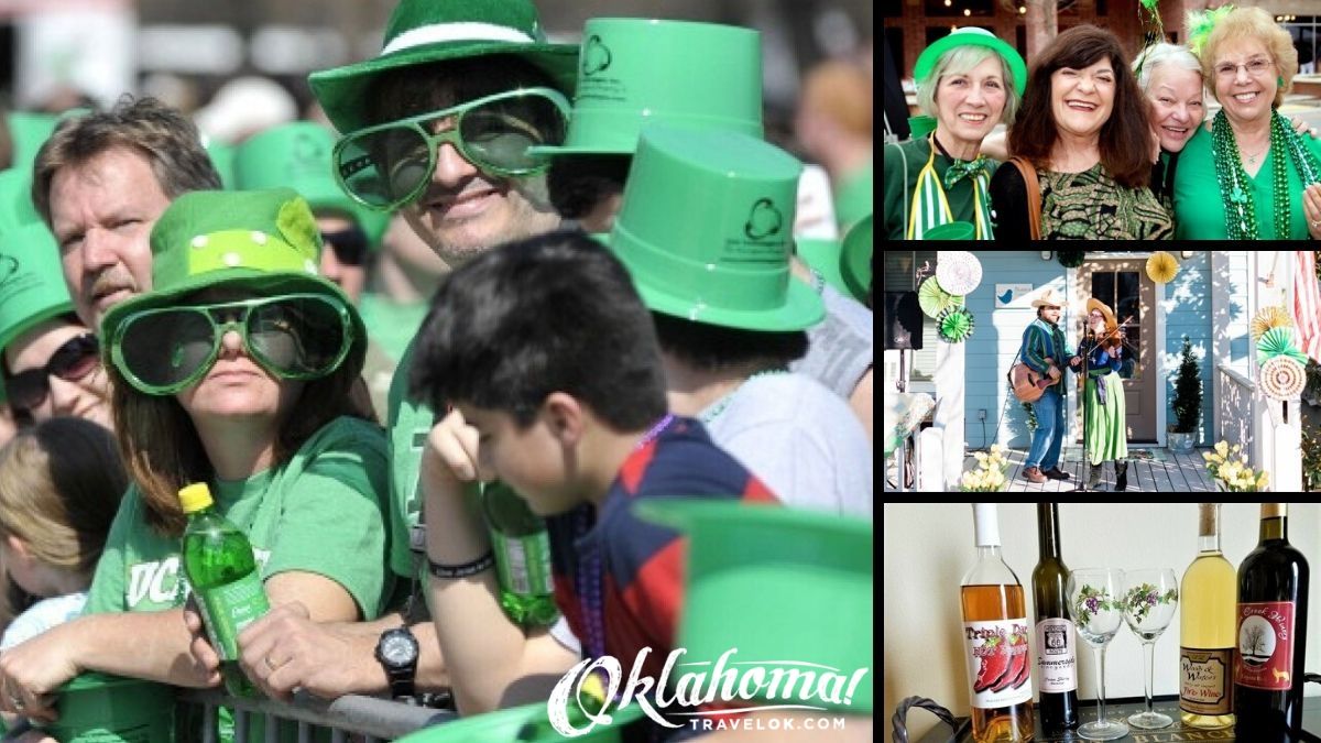 THIS WEEKEND IN GREEN COUNTRY!

- <a href="/tulsairishfest/">Tulsa IrishFest</a> Fri &amp; Sat <a href="/GuthrieGreen/">Guthrie Green</a>
- Shamrock the Rose District in Broken Arrow
- Live music <a href="/CarltonLanding/">Carlton Landing</a> Porchfest on Lake Eufaula
- Bedouin Shrine Flying Fez Wine Tasting Festival in Muskogee.

More info at bit.ly/GCWknd31120