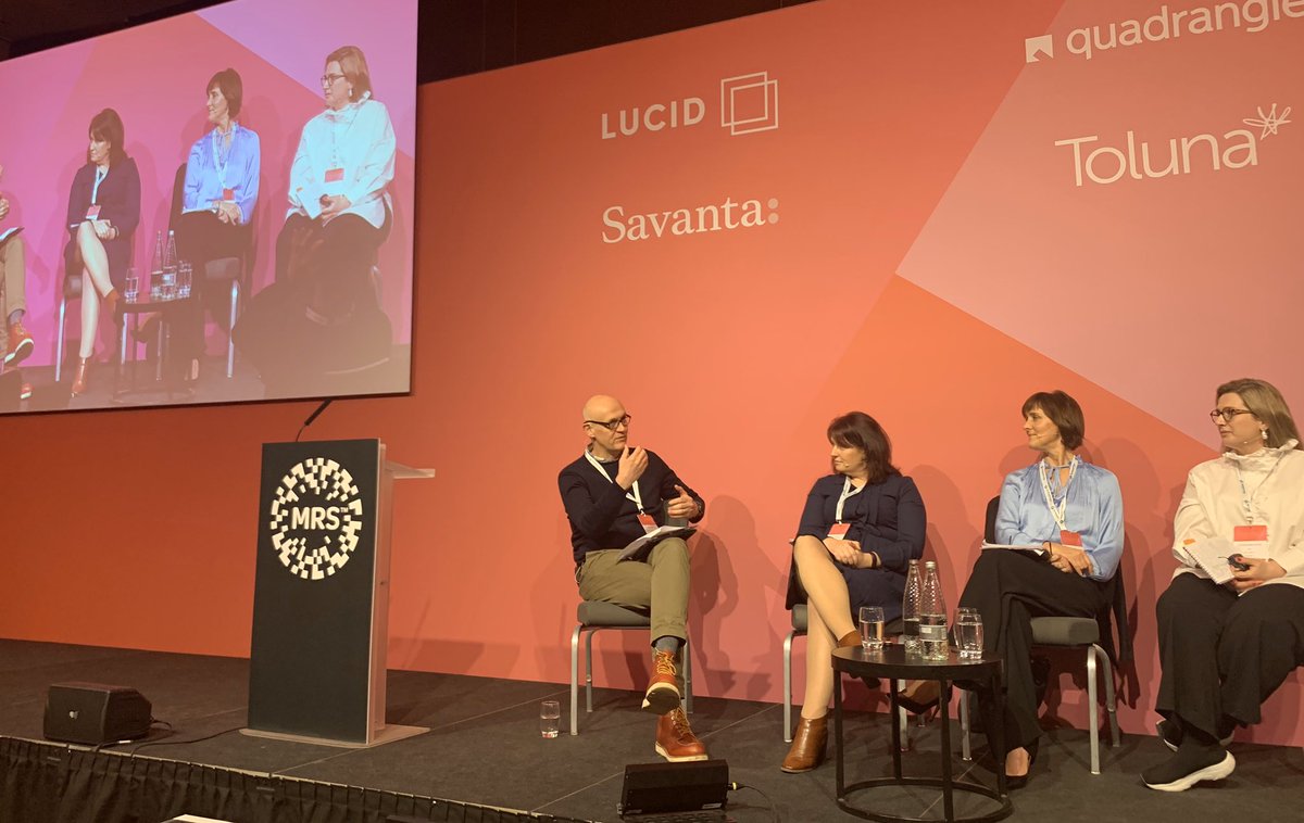 MRS (@tweetmrs) on Twitter photo Back to privacy on the main stage - this time with an Internet of Things focus. @SutcliffePhil chairs important discussion with expert panel: Melissa Bane @Grail_Insights, <a href="/imsoph/">Sophie Harding</a> from <a href="/mindshare_uk/">Mindshare UK</a> and our very own <a href="/CamillaInLondon/">Camilla</a>.
#MRSlive #IoT #InternetOfThings Back to privacy on the main stage - this time with an Internet of Things focus. @SutcliffePhil chairs important discussion with expert panel: Melissa Bane @Grail_Insights, <a href="/imsoph/">Sophie Harding</a> from <a href="/mindshare_uk/">Mindshare UK</a> and our very own <a href="/CamillaInLondon/">Camilla</a>.
#MRSlive #IoT #InternetOfThings