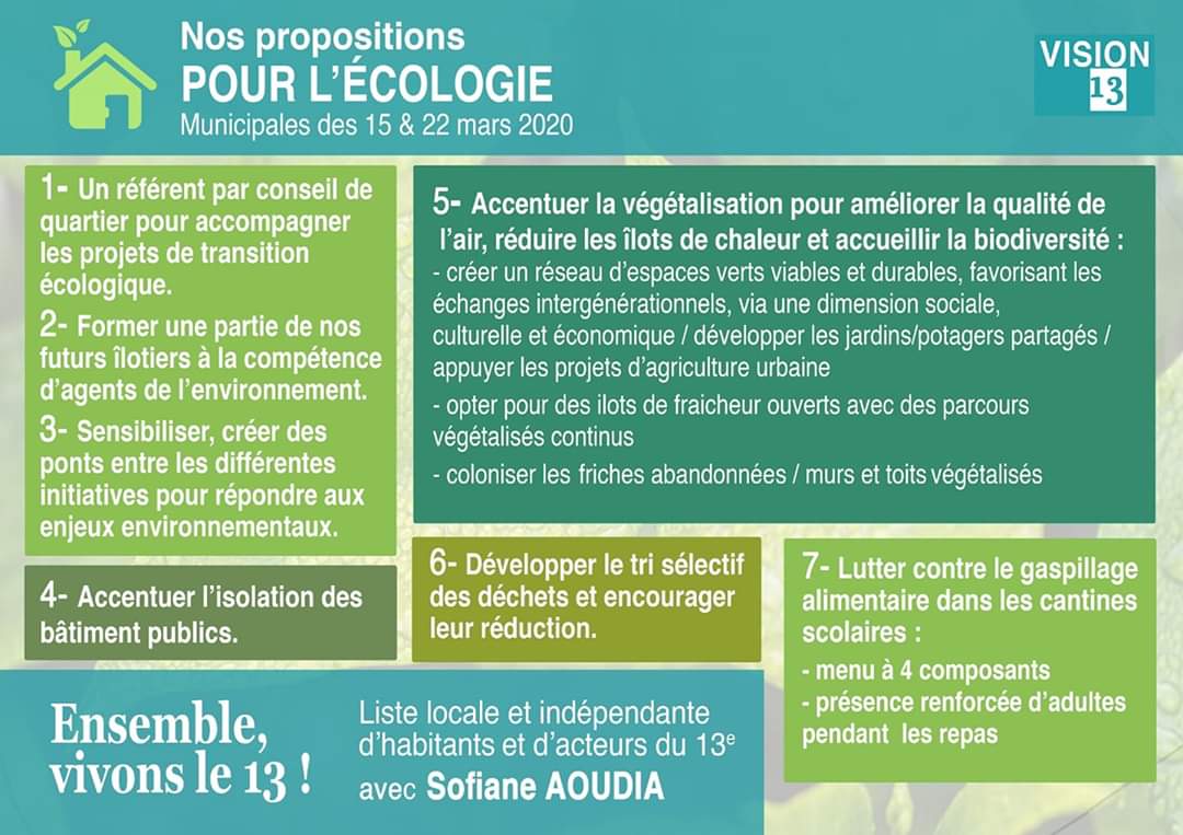 E_Vivons_le13's tweet photo. Découvrez nos propositions pour l'écologie
🌿♻️🌿♻️🌿♻️🌿♻️🌿♻️🌿♻️🌿♻️🌿♻️
#ENSEMBLE_VIVONS_LE_13 #municipales2020 #Vision13 #Paris13 #SofianeAoudia #ecologie https://t.co/YAK89vmEAf