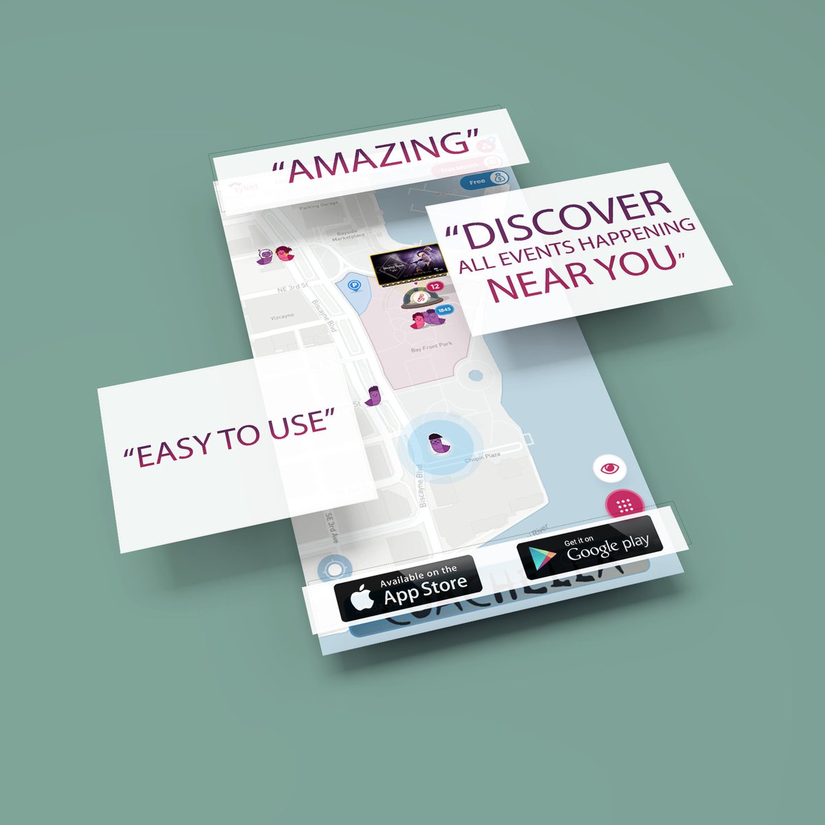 TyketApp's tweet photo. Did You Know? β
β
β’ The average smartphone owner uses 30 apps per month.
We hope to be part of that! Coming Soon. Our app will soon be available in built to work on Iphone and Android device and look great!
#applaunch #launch2020 #eventsnearyou @SteereoOfficial @newapps https://t.co/yrXQ7veKuV