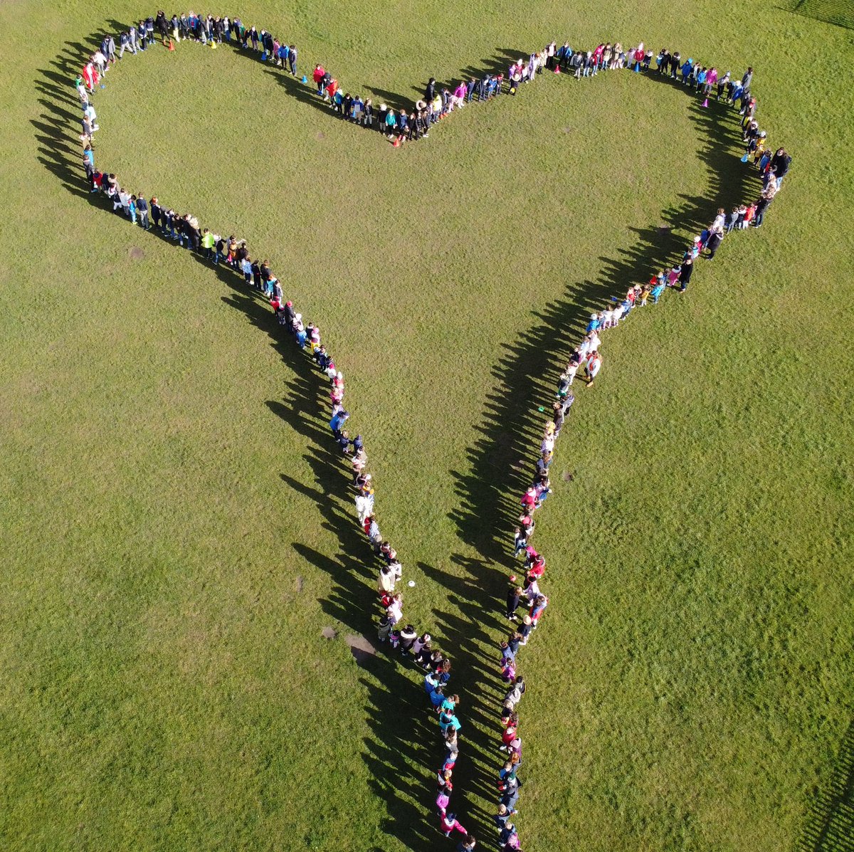 lfidublin's tweet photo. For France's 1st National Day honouring the victims of terrorism, @lfidublin was proud to welcome Ambassadors 🇫🇷 @stephanecrouzat and 🇪🇸 @ildefonsocastro The 300 pupils &amp; staff expressed their #solidarity and their #fellowship by doing a ♥️ All united! @FranceinIreland @aefeinfo https://t.co/Zuv2t0e2eP