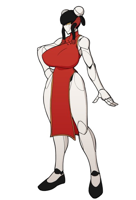 何の変哲もないロボ娘描きました 