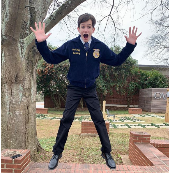 MalcomBridgeMS's tweet photo. Erick Digby won the FFA Speech Competition for the Northeast Georgia Region. He is going to compete in Macon in April for the State Competition. #MalcomBridge https://t.co/WhvOymluei