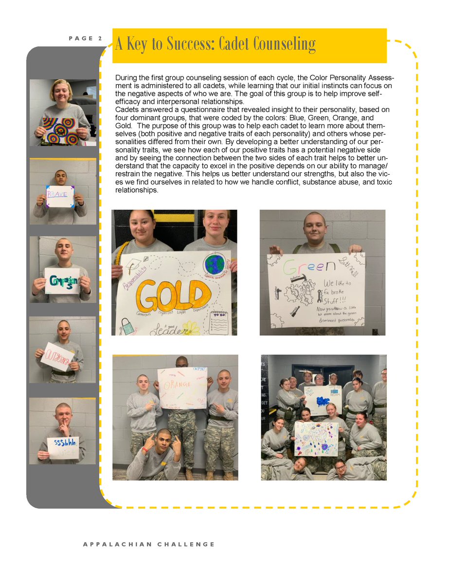 Challenge_ACA's tweet photo. March 2020 Appalachian ChalleNGe Academy Newsletter
#challenge2change #htgs #aca4change https://t.co/vXzPHafQsL