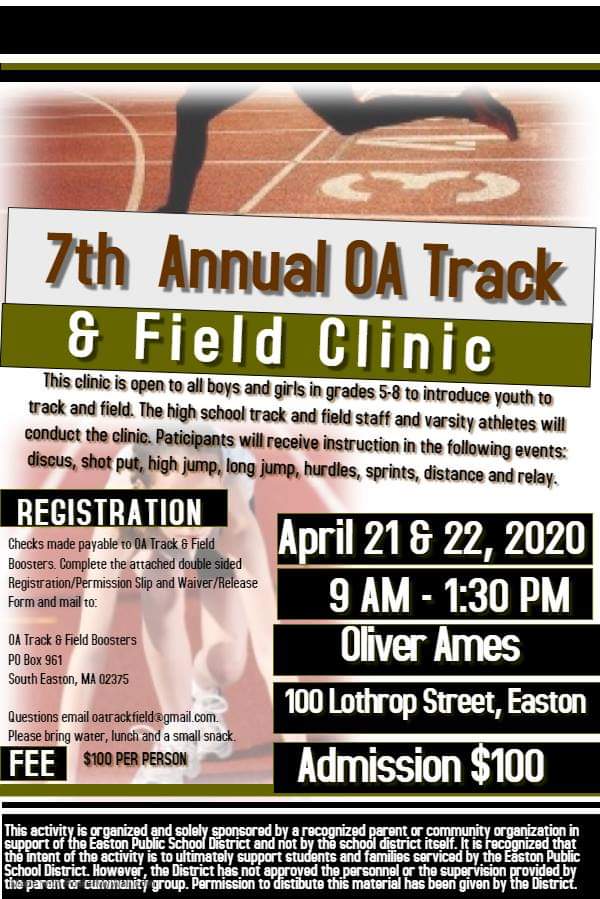 April Vacation Track &amp; Field Clinic! Sign Up Today! 

drive.google.com/file/d/1PxGdDt…