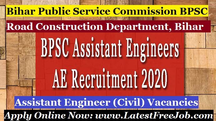 LatestFreeJob1's tweet photo. BPSC Assistant Engineer (Civil) Recruitment 2020 Apply Online https://t.co/frcI6MSQVl https://t.co/iypvwrn6AG