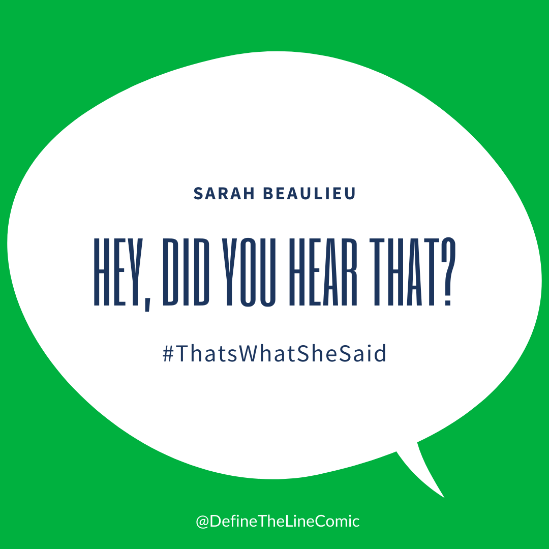 Define_theLine's tweet photo. "When someone is harassing me - or others in my space - I like to activate other helpers first. Intervention is a team sport, and I love to recruit people to the team! Sometimes people need an invitation to join the effort to make our spaces safe and respectful." @sarahbeaulieu https://t.co/oB4razA7Al