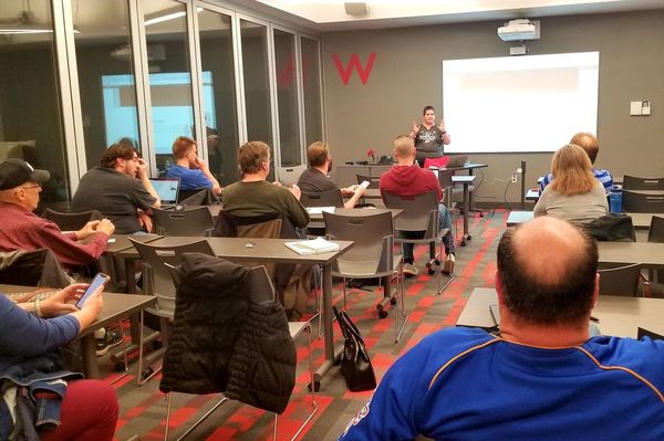 WordPressKC's tweet photo. Thank you to @twosavoie for the great #Gutenberg presentation last night! Thank to @wpstackable, @themeum &amp; @KadenceWP for donating licenses of their awesome Gutenberg Blocks plugins! https://t.co/ge7HXbOfXn