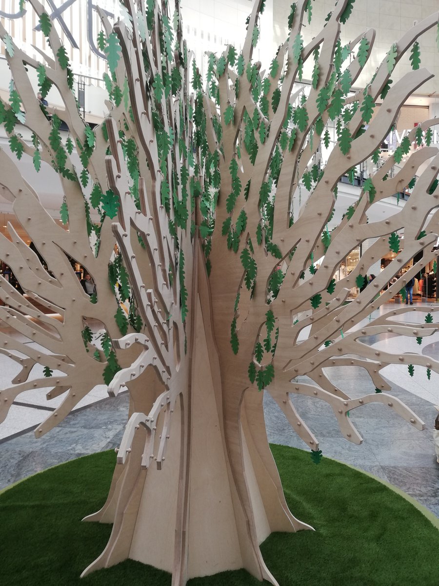 Falcontimberltd's tweet photo. The @nationaltrust are celebrating 125 years this year and are inviting people to make a #PromiseForNature One of our team saw them using this #plywood tree in Manchester and couldn’t resist taking photos. How versatile is ply? Will you be making a promise for nature this year? https://t.co/IWq97sRUmf