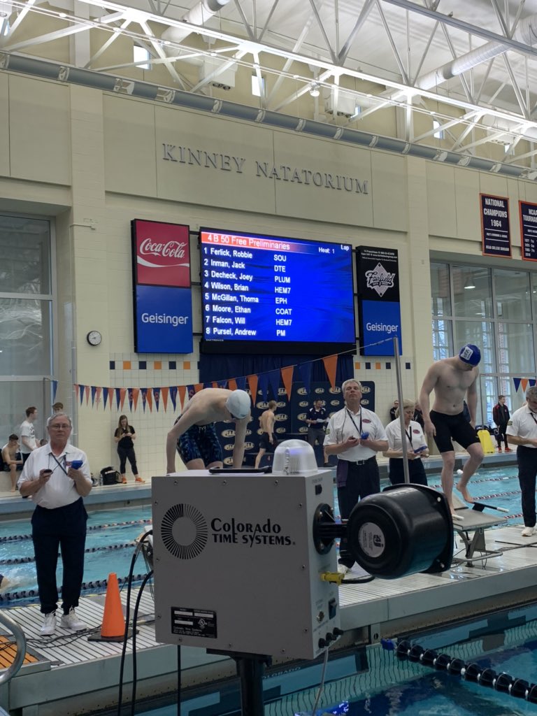 Awesome morning for the SAHS boys!!!  
Freshman Robbie Ferlick will swim the 50 free at consolation finals tonight as will the 200 Free Relay of Stephens, Moyer, Graham and Ferlick.

<a href="/AthleticsSahs/">SAHS Athletics</a> <a href="/SOLsports/">SOLsports</a> <a href="/MontCoSports/">Times Herald Sports</a> <a href="/PASwimming/">PASwimming.com</a>