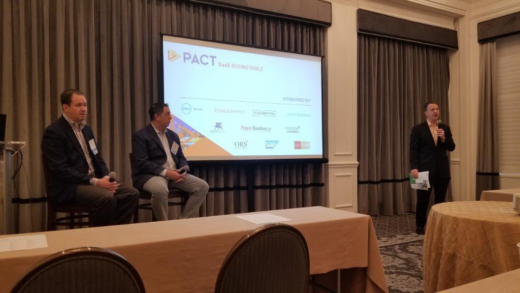 ORSPartners's tweet photo. Kicking off #PACTSaaS with Allen Born (@unsalty), Director of Fairmount Partners and Ned Moore, CEO of Clutch. #networking @PhilaPACT https://t.co/Vl9d9PI79K