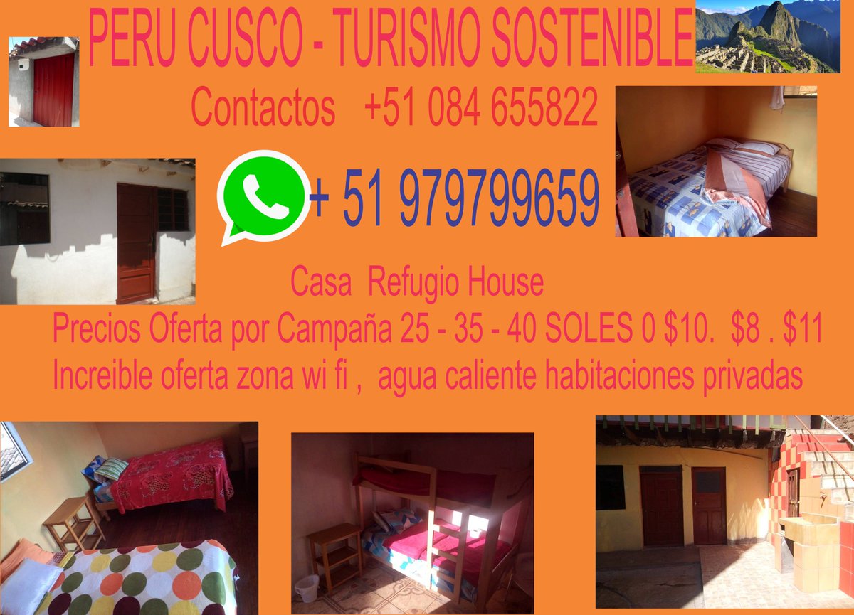 house_refugio's tweet photo. #CasaRefugioHouse
#AlojamientoalMundo
#Hostelspreciosbaratos
Agua caliente zona WI FI internet habitaciones privadas
#Cheapaccommodation
#WorldTourism https://t.co/lVSGXkBLNp
