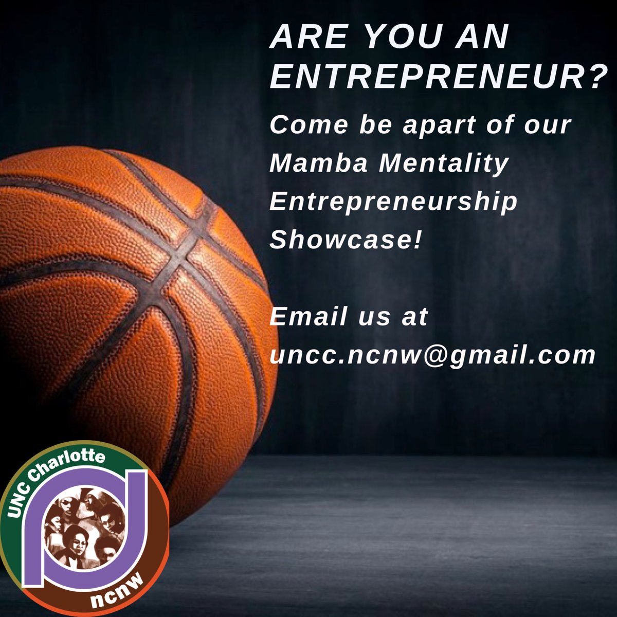 NCNW_UNCC's tweet photo. NCNW still has spots available for our entrepreneur showcase. Email us to reserve your spot! 💜 #mamba #Entrepreneur #ncnw https://t.co/2hCdEIquEQ