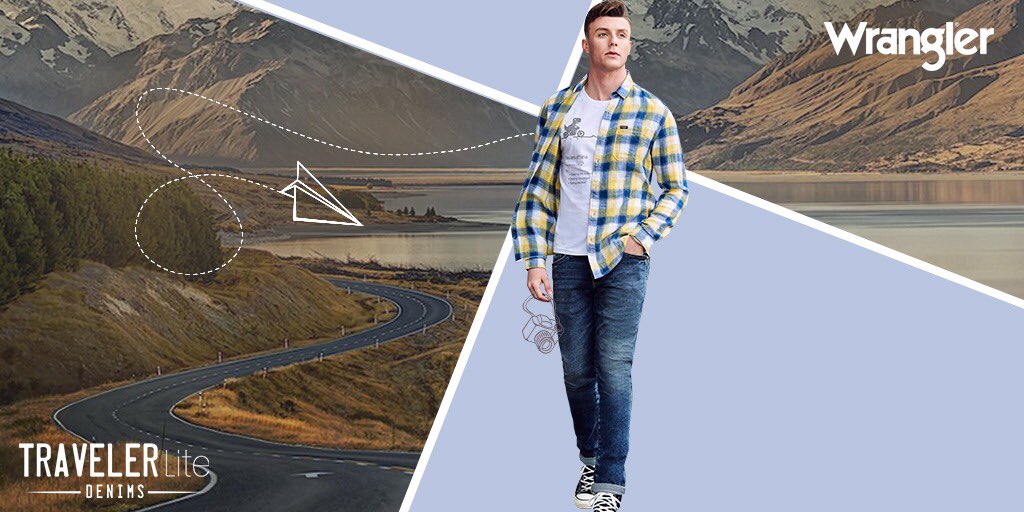 Wranglerdenims's tweet photo. Let the adventure begin: Follow your passion in style! Our #TravelerLite is here as your travel companion.
#WranglerJeans #Traveler #LightDenims #JeansLove #AdventureReady #ExploreNonstop #TravelInJeans https://t.co/3oN0dLi2pQ