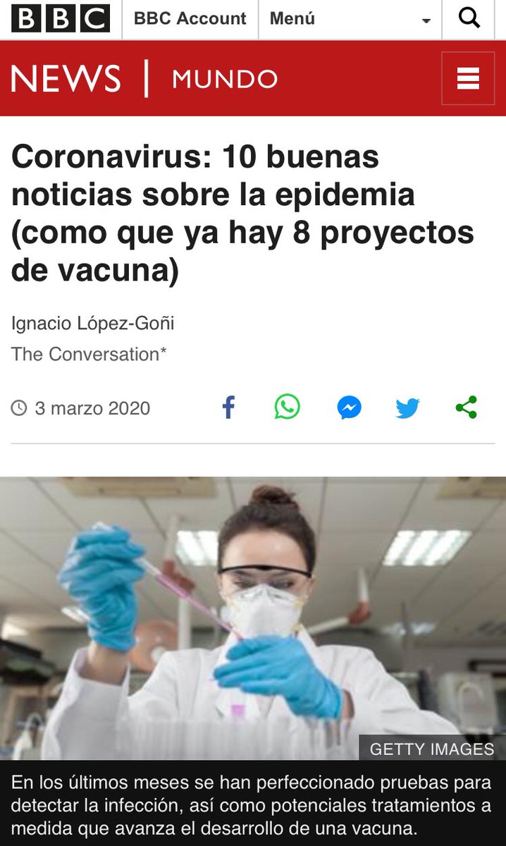 10 verdades que usted debe saber acerca del Coronavirus; debemos derrumbar la ola de pánico injustificado que ha generado el #Coronavirus #COVIDー19 #COVID19 #CoronavirusEnColombia #CoronaFail #LavadaDeManos 

Va Hilo (Creditos <a href="/bbcmundo/">BBC News Mundo</a> )