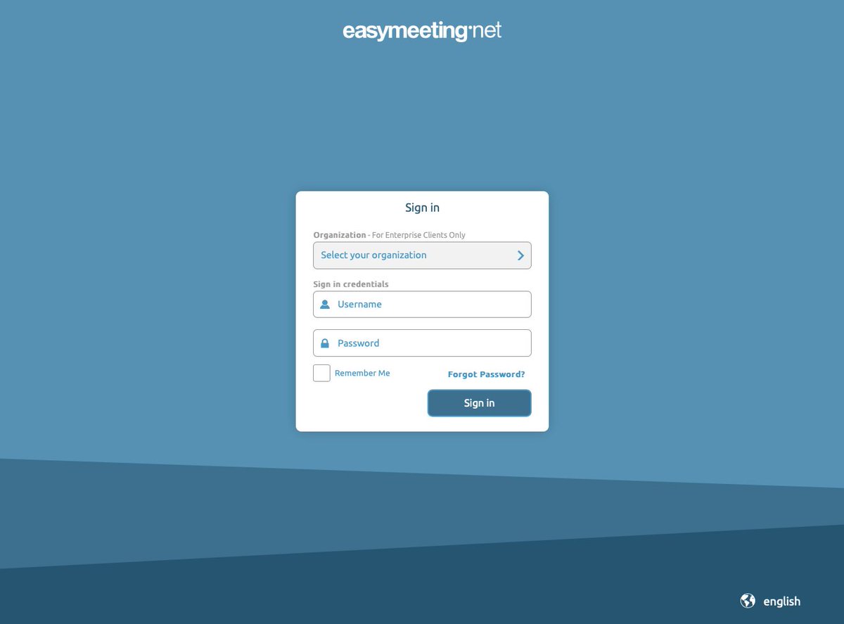 EasymeetingOps's tweet photo. All Easymeeting systems are back to normal after an update. The new design is in place. https://t.co/pasY1rwAgf