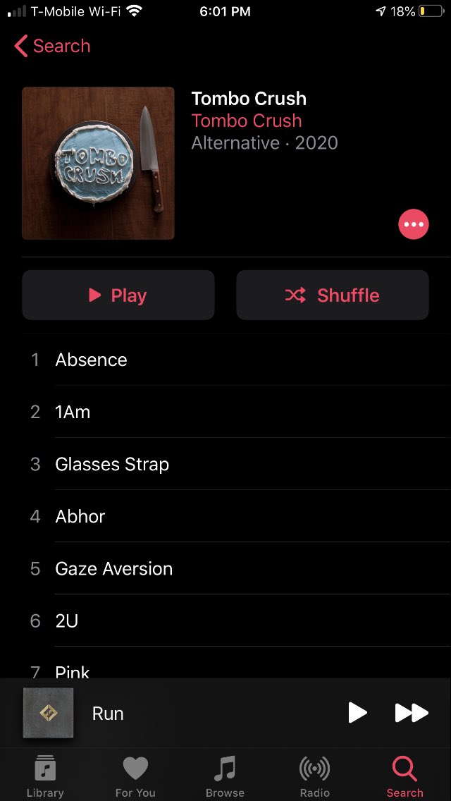 our record is out !!! stream tombo crush on spotify, apple music, and bandcamp 💓