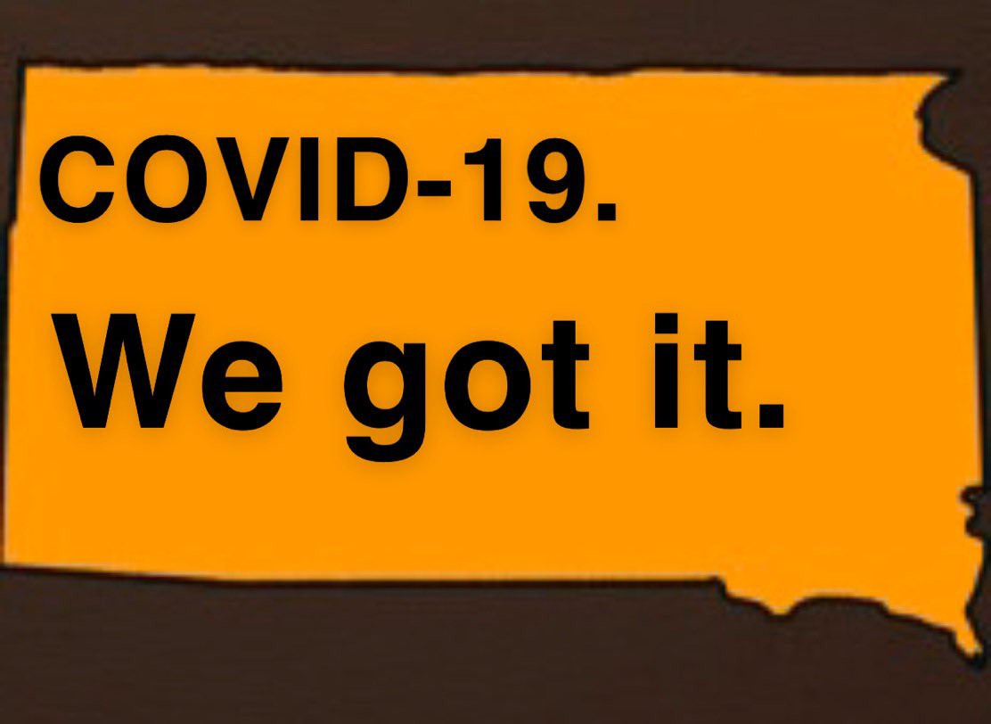 SundRiley's tweet image. We’ve got it...under control @govkristinoem @coronavirus