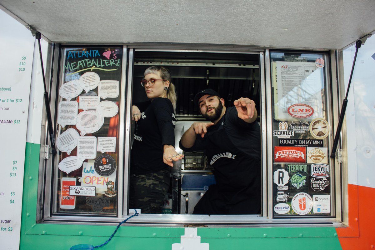 Today's truck: Meatballerz is here today! #alpharettaga #downtownalpharetta #atleats ow.ly/yrYb30qnXYx