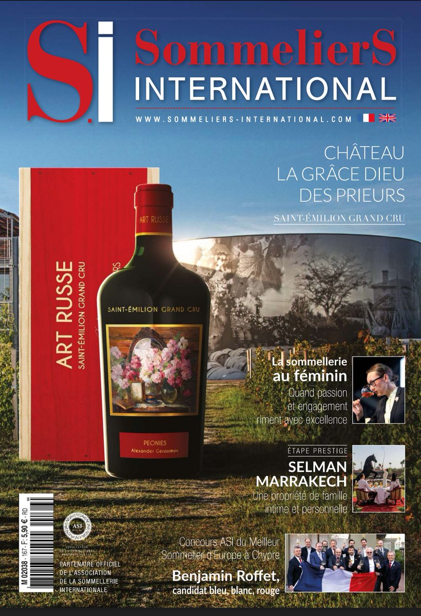 Thanks David Furer and Sommelier International for publishing the story about my speech on climate change &amp; wine at Enofusion. 
Gracias David Furer y Sommelier International por publicar esta historia sobre mi conferencia sobre cambio climático y vino en Enofusion. #climatechange