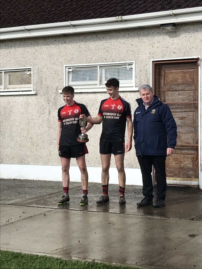 Well done to our senior footballers! Senior County A Champions! Captains Tadhg Condon <a href="/CommercialsGAA/">Clonmel Commercials</a> &amp; Billy O’Connor <a href="/KilsheelanGAA/">KilsheelanKilcashGAA</a> accept the cup from Tom Maher, well done lads on the 2-10 to 0-5 win! Hard luck to <a href="/abbeytipp/">The Abbey School - An Edmund Rice School</a> on a very sporting contest! Come on the High School!
