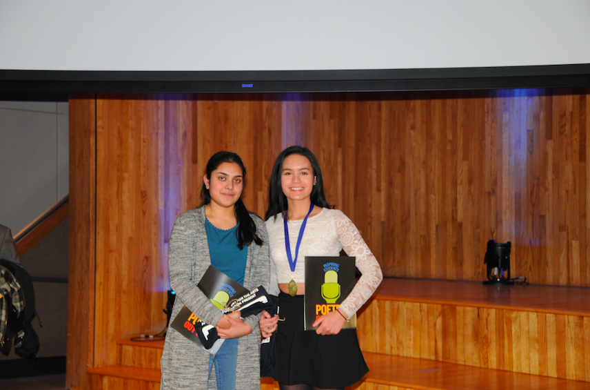 twc_org's tweet photo. Congratulations to Winner and Runner Up of the 2020 Poetry Out Loud New York State Final, Zaida Polanco and Mekhala Mantravadi! "How to Triumph like a Girl" by Ada Limon was recited by Zaida in the final round and, they both show us just that! #HowtoTriumphlikeaGirl #2020POL https://t.co/Z7r5vyUAFv