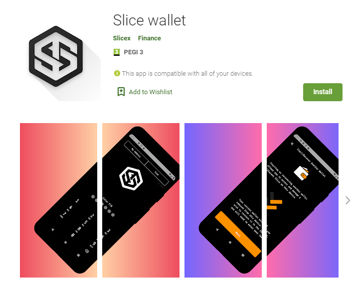 slicexexchange's tweet photo. Slice wallet [SLC] is live on Google Play store. 
It's standalone Wallet built with a focus on accessibility, security and simplicity.

• Send and receive Slicecoin
• Backup and recover your wallet with a 12 words "SEED"

https://t.co/SzmBezKIgT https://t.co/iByeB0gSZH
