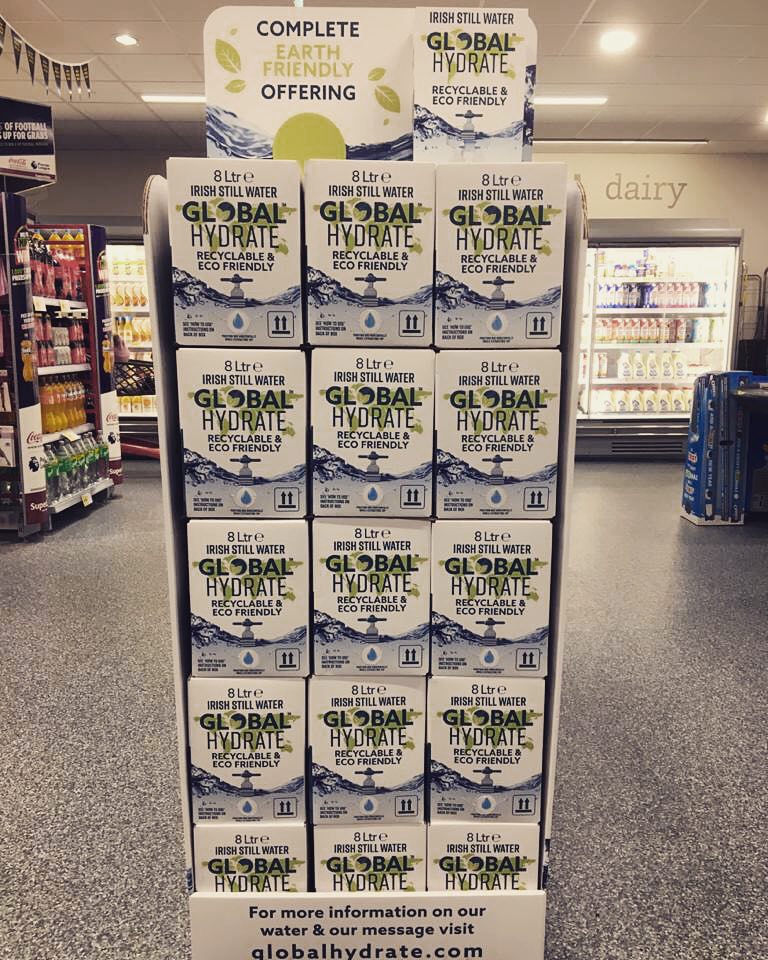 8ltr boxed water now available at @supervaluthurles and many other stores. #GlobalHydrate #recyclablepackaging #reducingplasticwaste #Sustainability #ecofriendly