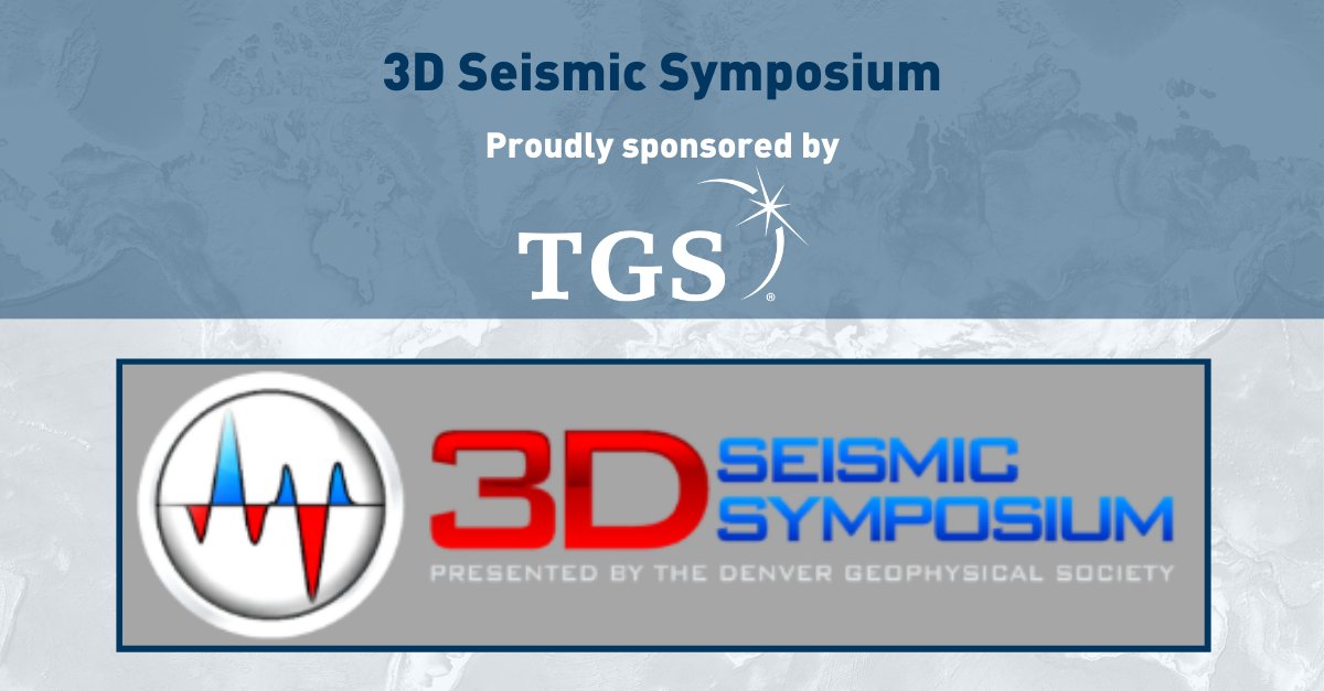 TGScompany's tweet image. @We&apos;re proud to sponsor the 3D Seismic Symposium presented by the Denver Geophysical Society Tuesday March 17th in Denver, CO.

#TGS #EnergyStartsWithUS #SubsurfaceIntelligence #Geophysics #Seismic #Onshore