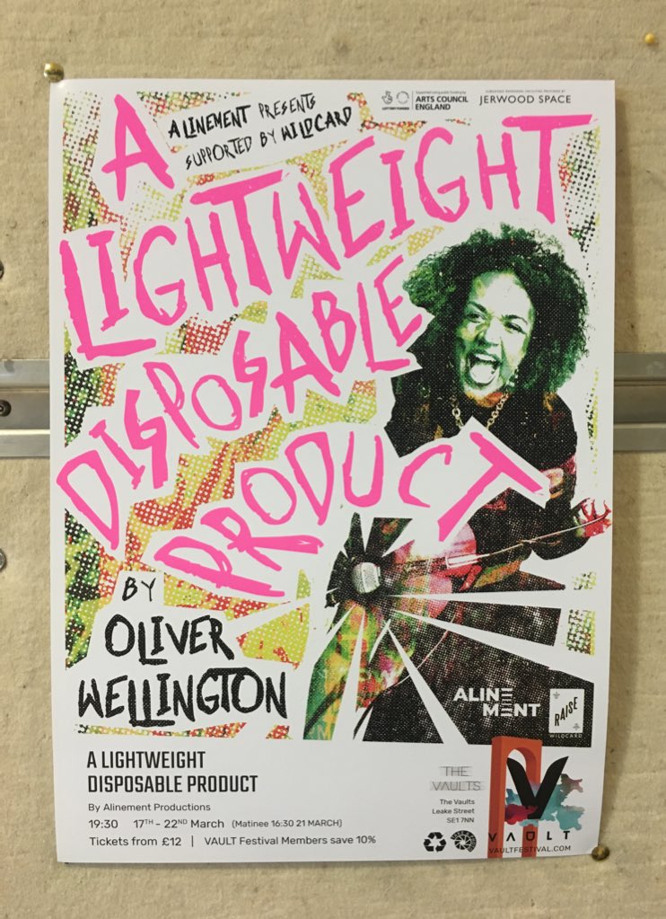 AlinementProds's tweet image. We’ve just been delivered our new, fluorescent pink printed posters! (say that 10 times fast). Thank you @Entwistle_Group for these unmissable beauties! 6 days to go until we open #VAULTFestival