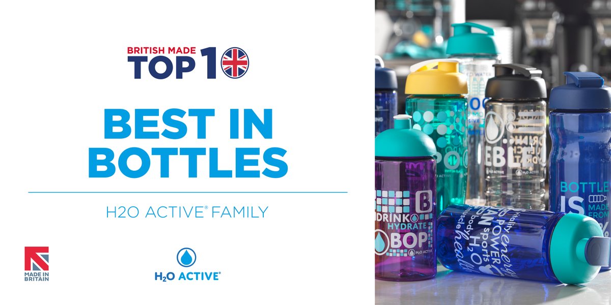 Help fight against single-use plastic with a H2O Active® sports bottle for your marketing campaign!

View the full range on the PF Store: ow.ly/WTAe50yHXLw

#BritishMade #MadeInBritain #Top10 #H2OActive #PFConcept #SportsBottle #BestInBottles