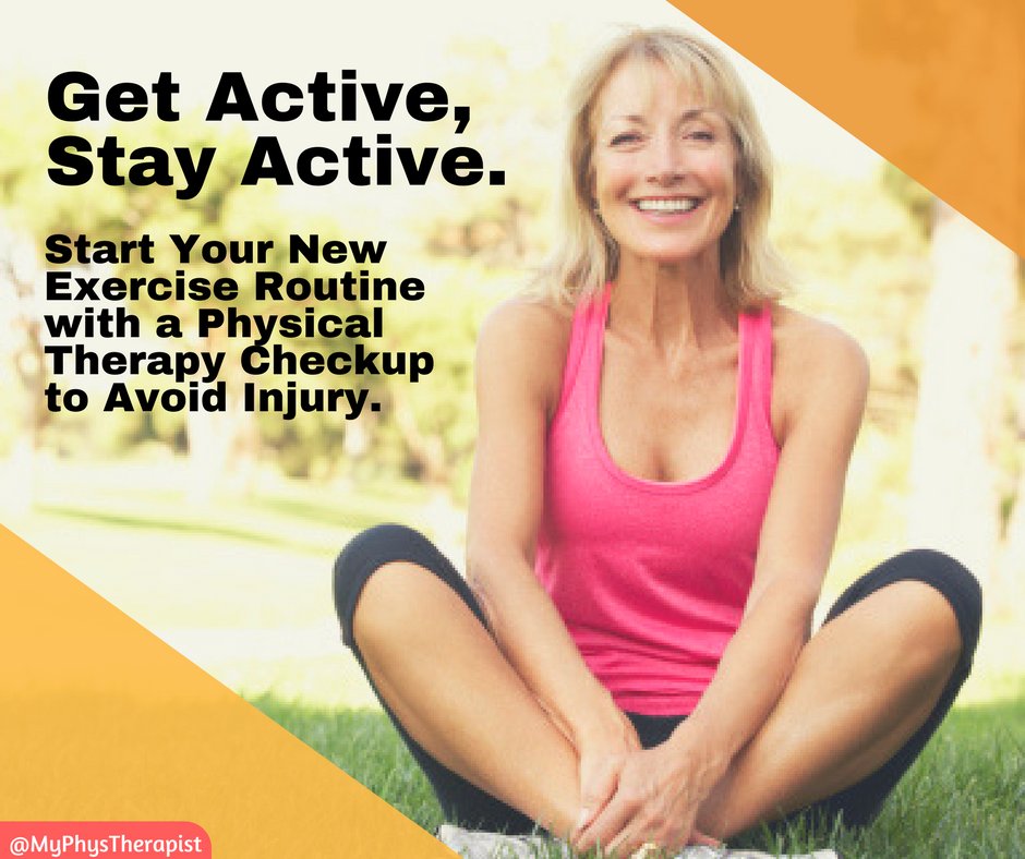MyPhysTherapist's tweet photo. Looking for a customized workout? Ask your #PT!  https://t.co/e5vbKS0Ipt #PTfirst #exerciseismedicine #moveforwardPT https://t.co/V5Q8W0qPu9