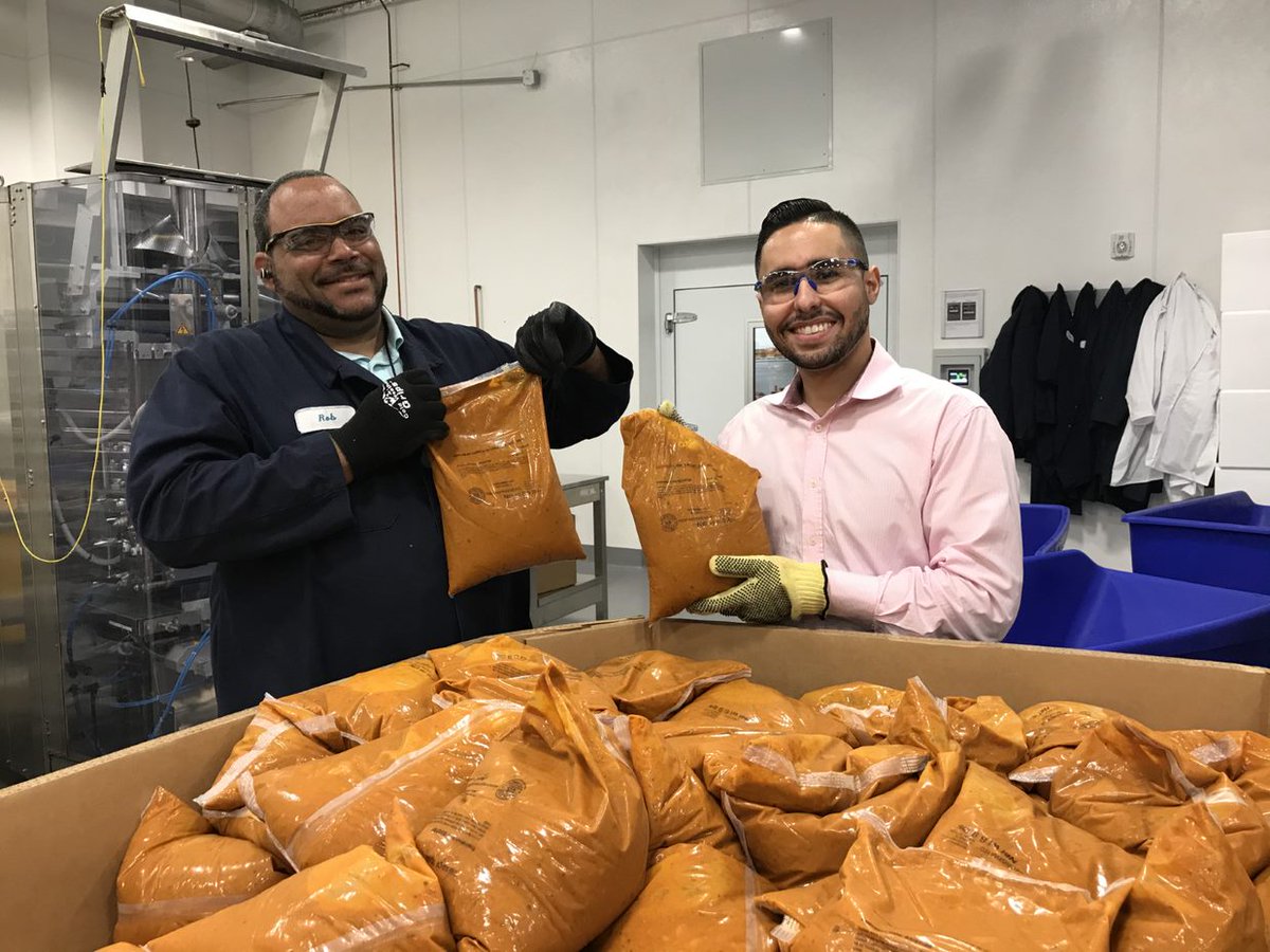 Proud of our team: Sealed Air donates 500 bags of our customer’s protein rich soup packaged in CRYOVAC® brand food packaging to <a href="/shmetrolina/">Second Harvest Food Bank of Metrolina</a>