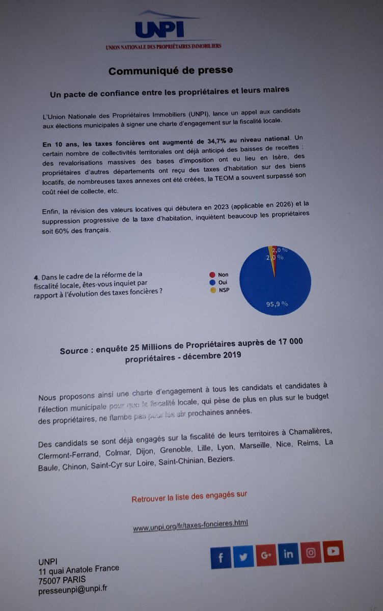 DeUnpi's tweet photo. Pacte de confiance entre les propriétaires et leurs maires https://t.co/QIt0dsEJbc