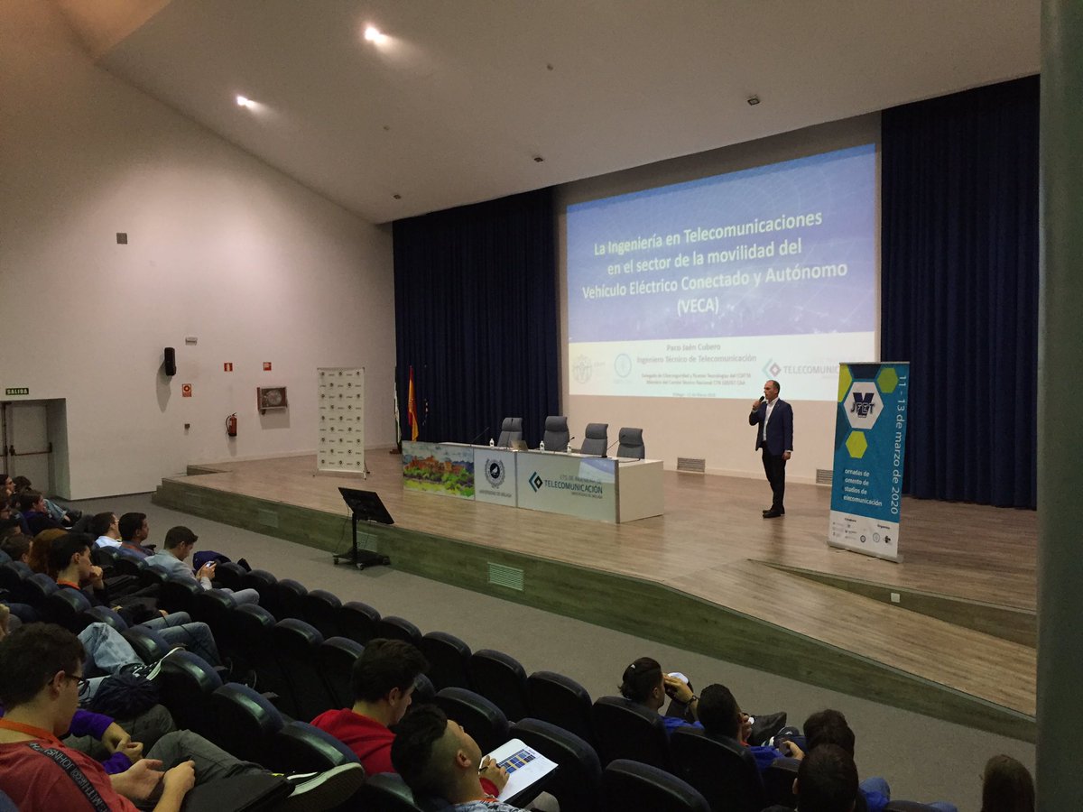 Volvemos con un ponencia de D. Francisco Jaén Cubero del COITT sobre La ingeniería en Telecomunicaciones en el sector de la movilidad del vehículo eléctrico conectado y autónomo.
<a href="/CEETsectorial/">CEET</a> #VJFET