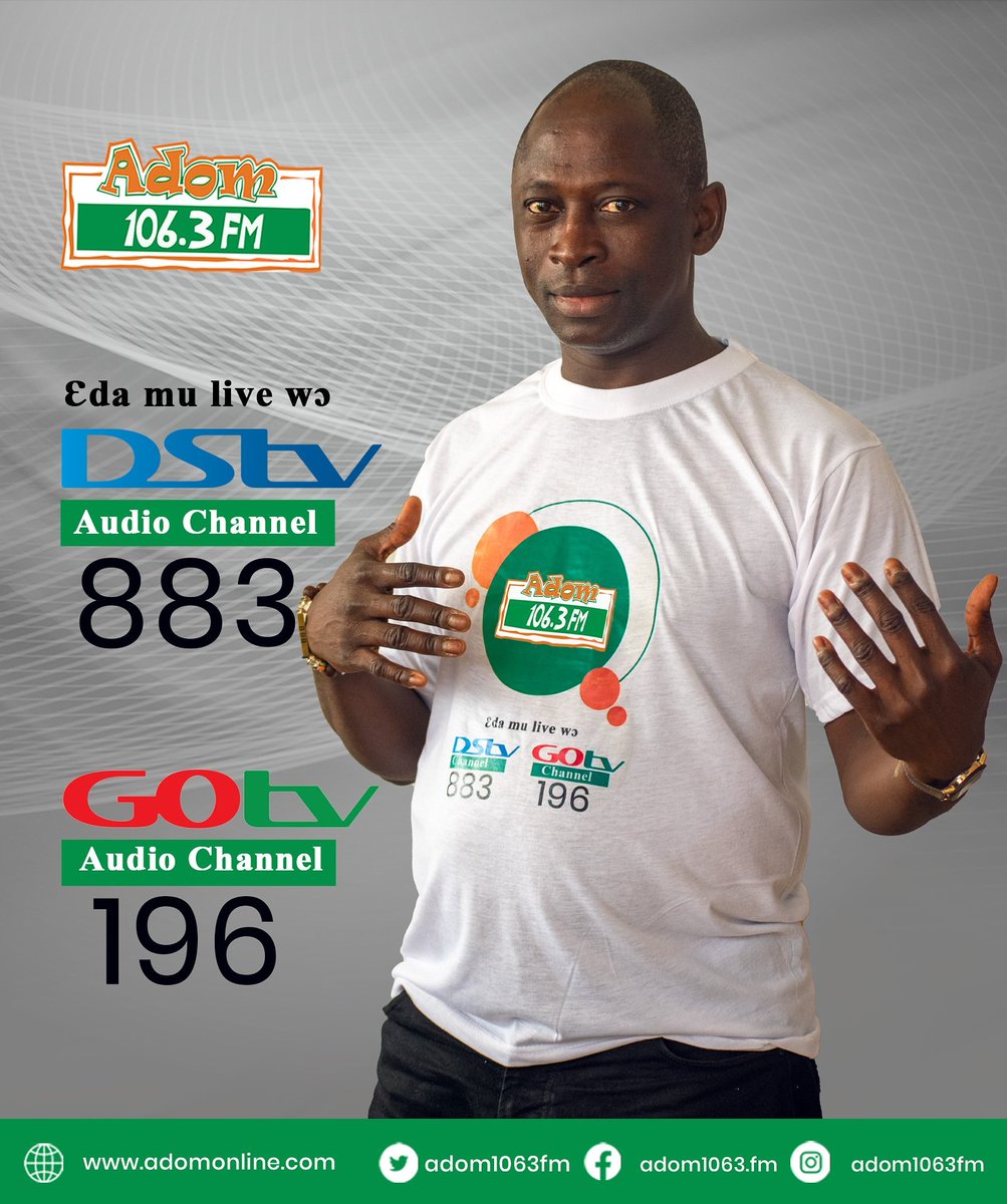 Adom Tv Adomfm Is Now Live On Dstv And Gotv On Dstv You Will Get Adomfm On Audio Channel 8 On Gotv You Will Get Adomfm On Audio Channel 196 Adom Tv Adomfm Is Now Live On Dstv And Gotv On Dstv You Will Get Adomfm On Audio Channel 8 On Gotv You Will Get Adomfm On Audio Channel 196