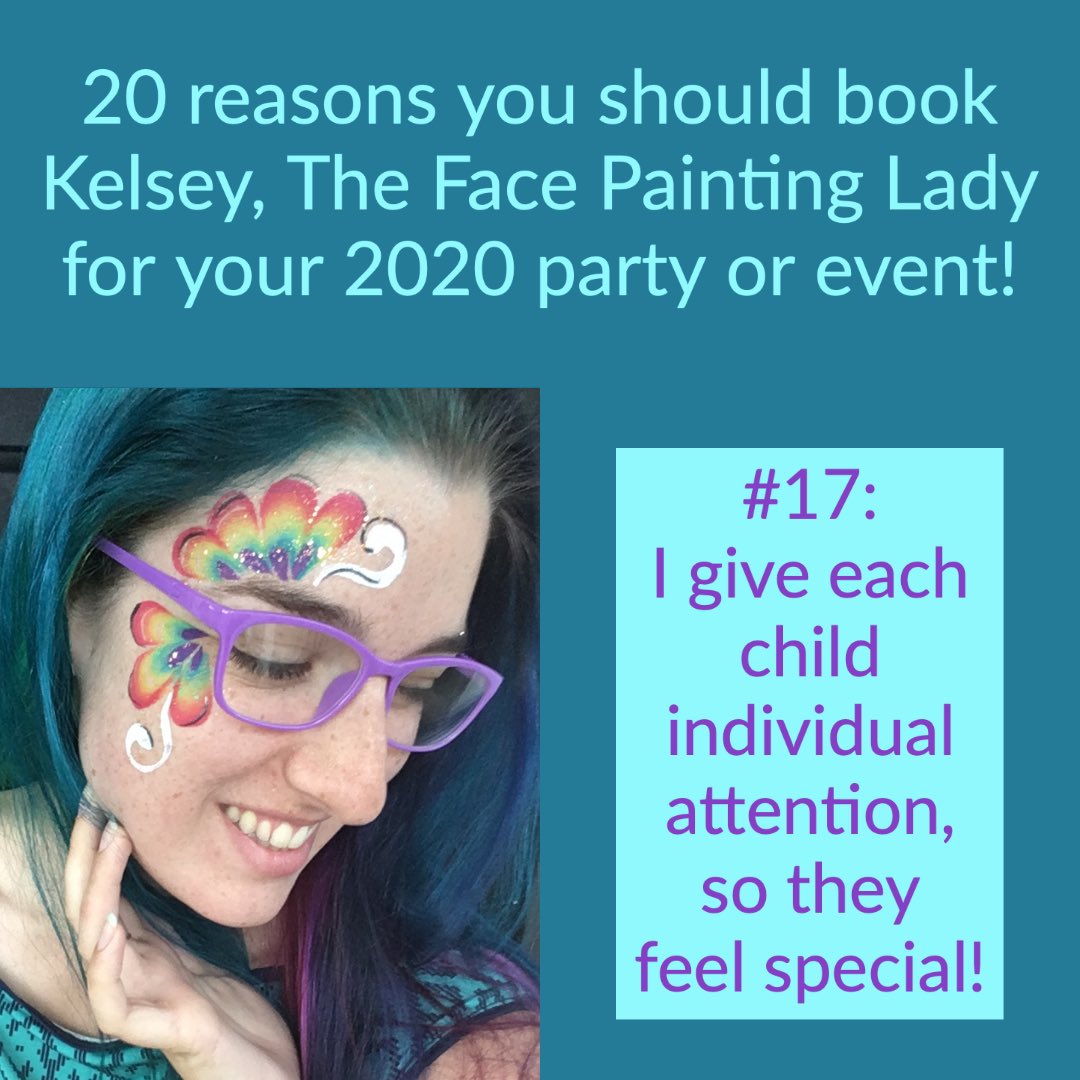 SwirlyFaces's tweet photo. Kids love to be listened to, and they love to talk to an attentive, funny, and kind face painter! https://t.co/j3ZjkMzVQq