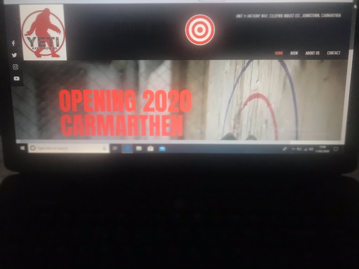 YetiAxeThrowing's tweet photo. Cant wait for you guys to see our cracking new website! It’s clean, easy to walk through and stress free when making a booking with us 💻📲🪓 More details you follow!  

#yetiaxethrowing #urbanaxethrowing #axethrowing #axethrowingwales #axethrowingcarmarthen #carmarthen https://t.co/y6TqjjotbB