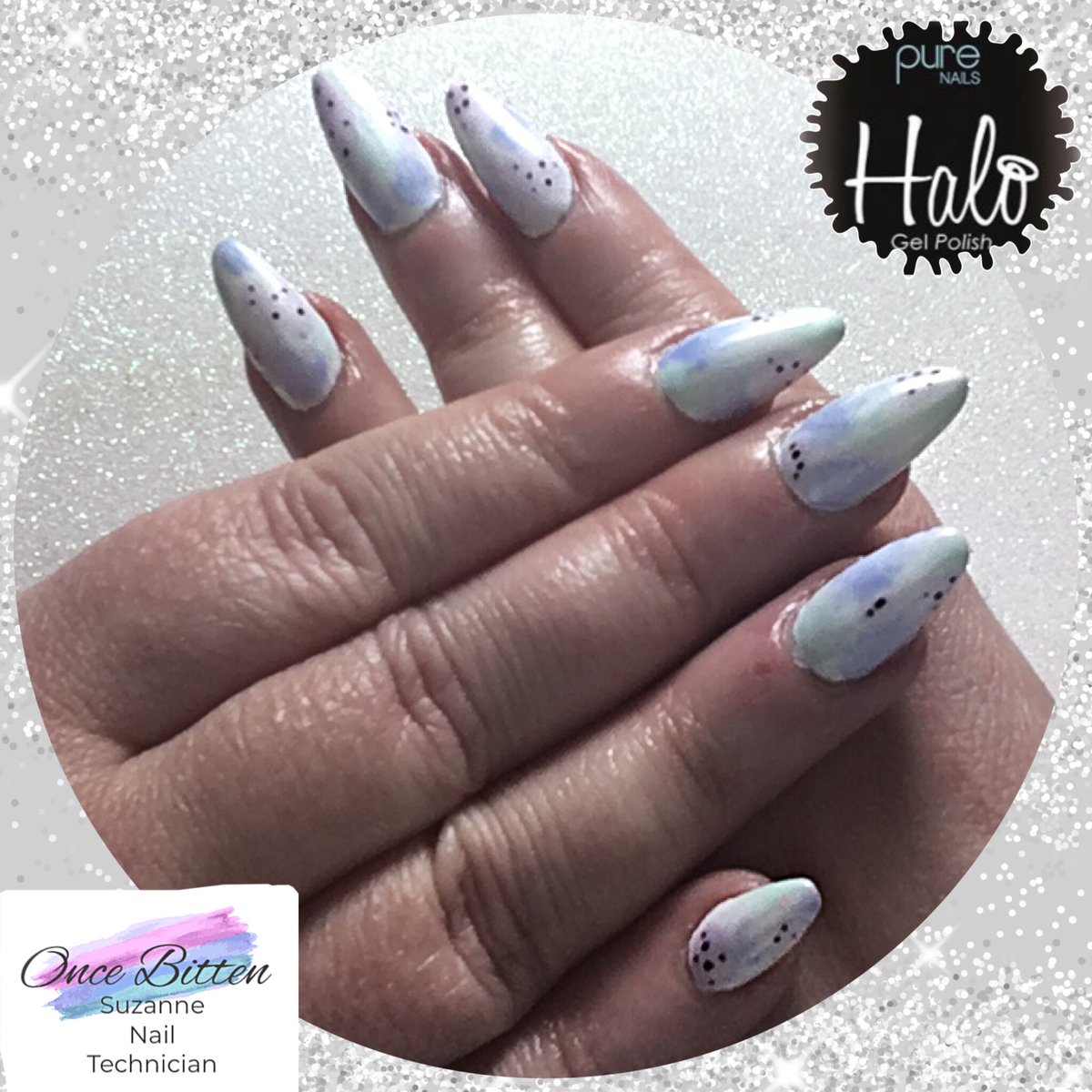 Acrylic extensions with pastel gel polish
#GelPolish #PureNails
#Halo #CJPAcrylicSystems #NailArt
#Pampertime #Homebased 
#StockportNailTech #SK5Reddish
#NailsOfInstagram #ShowScratch
#ScratchMagazine #NailPro #SWNailShares #Nails
#NailPromote #InstaNails 
#NailedIt
