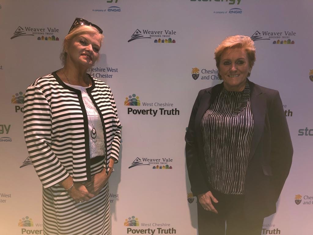 Rita and Barb attended the West Cheshire Poverty Trust closing session today. They met some old and new colleagues and enjoyed watching the outcomes of previous year. Let’s hope we can all work together for the future of all <a href="/johnchu20093511/">John Church</a> @stevemorganfdn <a href="/JanetLawton_ff/">Janet Lawton</a>
