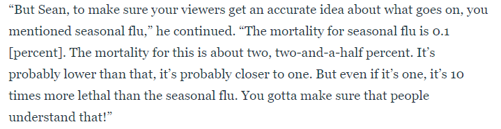ddale8's tweet photo. Dr. Anthony Fauci tried to get facts through to Sean Hannity and his viewers last night: https://t.co/0XEvuQSwRO https://t.co/Q29Kuv1o7T