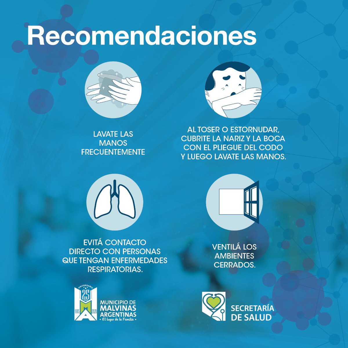 Nardini_Leo's tweet image. Entre todos, podemos prevenir y estar preparados ante la propagación del virus #Covid19. Poné atención a estos consejos✍️.