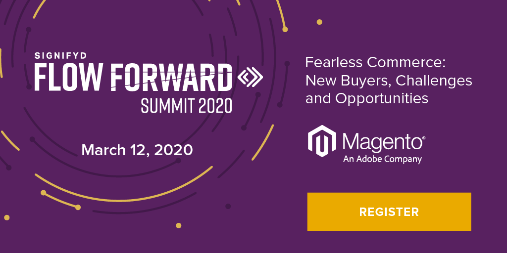 peter_sheldon's tweet photo. Excited to be leading a session on #ExperienceDrivenCommerce during @Signifyd's
#FLOWForward virtual Summit on Mar 12. Check out the full agenda &amp; register here: https://t.co/G964m7ZrTd @magento @AdobeExpCloud https://t.co/vFLUWcIWir