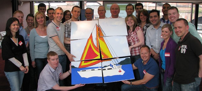 Are you looking for a FUN team building activity? Painting brings people together! Try a customized group painting class, perfect for sports teams &amp; corporations. Contact  bernie@lovecreateart.com or 804-445-3487 for more info.

#teambuilding #paintingbringspeopletogether #NNK