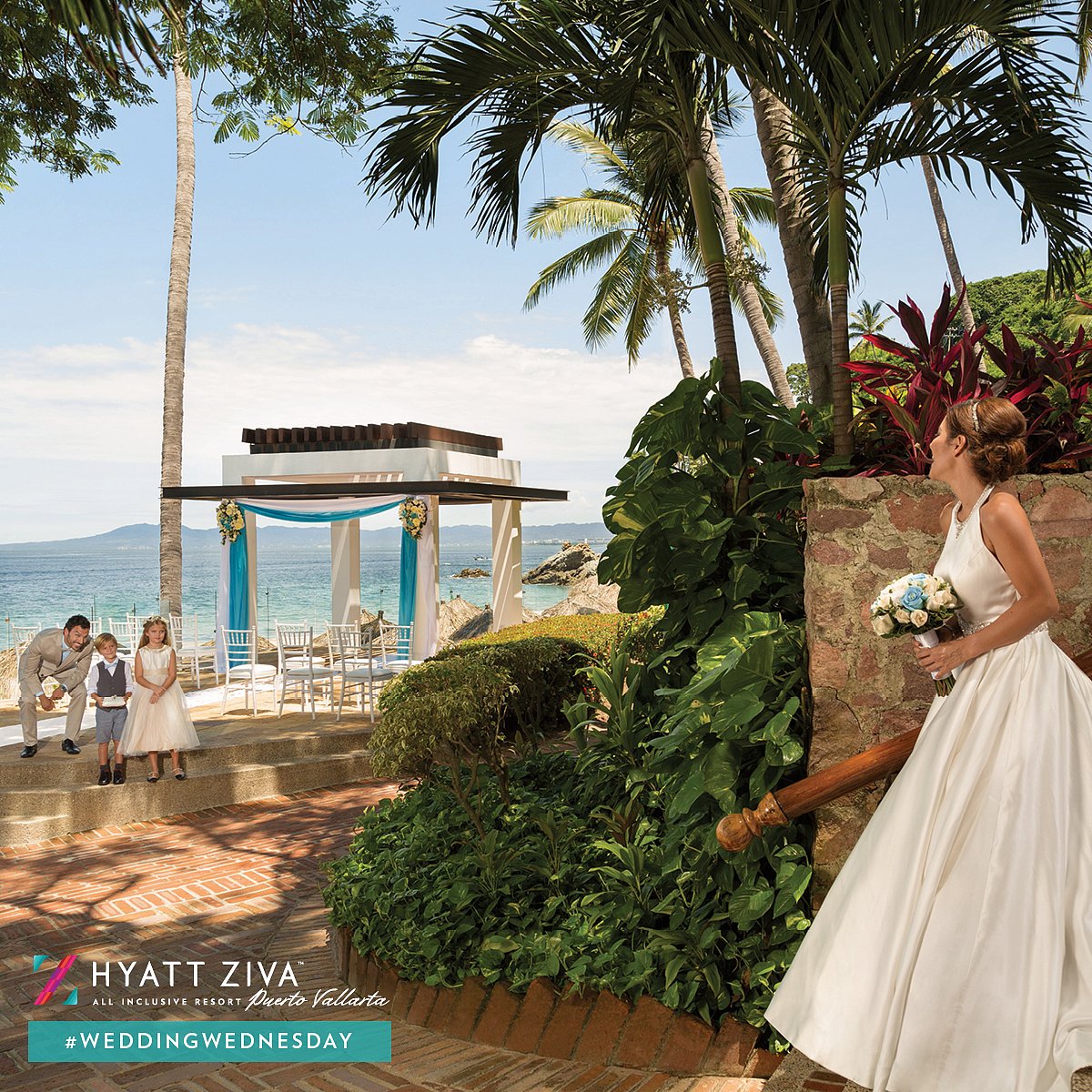 BlueAshTravel's tweet photo. You dream wedding deserves a dream destination. Say “I do” on our Puerto Vallarta beach at sunset.  #WeddingWednesday https://t.co/WDbbdSdbNL