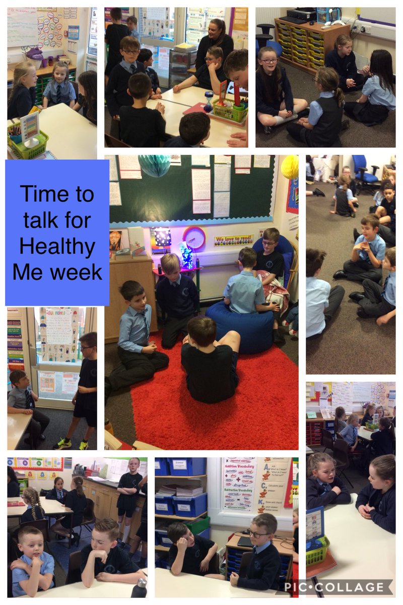StBernadettesrc's tweet photo. Year 3 had a lovely time talking to year 5/6 this afternoon. We asked each other questions and listened carefully. #stbernadettesphse #healthymeweek https://t.co/ml6g1b2DtO